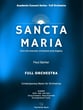 Sancta Maria Orchestra sheet music cover